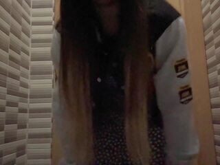 I Had an Orgasm in a Public Restaurant with My Lush Vibrator: Public dirty video Amateur xxx video