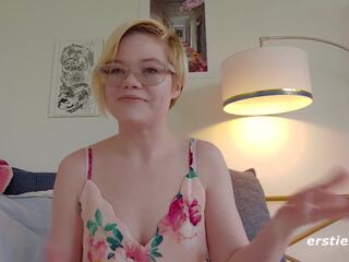 Ersties - Blonde goddess Enjoys Having Her Nipples Played With