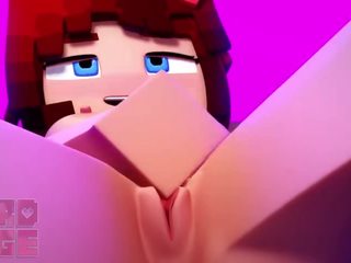 Minecraft adulte agrafe scarlett masturbation animation w / son (by hardedges)