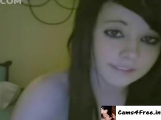 Emo Amazing magnificent Young Goth Teen Webcam