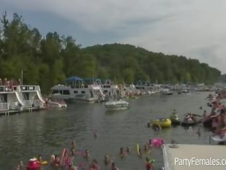 Exceptional Babes Party Hard On Boat During Spring Break