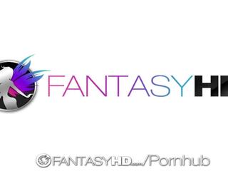 Fantasyhd desirable مجموعة من ثلاثة أشخاص خيال سحق مع لذيذ حلمة الثدي طلب كود التفعيل