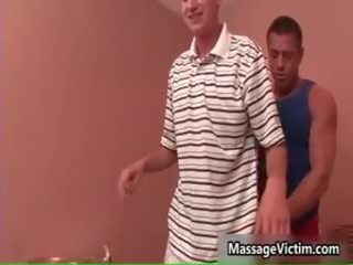 Jeremy lange nabywa jego niesamowite ciało massaged 3 przez massagevictim