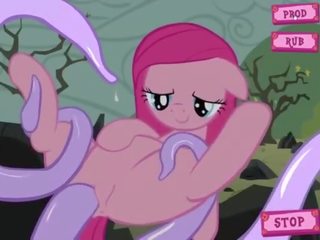 Pinkamena है xxx क्लिप साथ tentacles