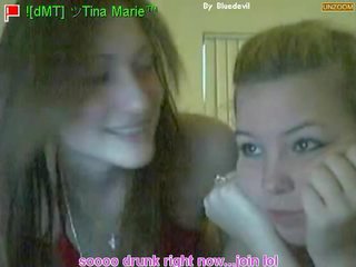 Stickam tina friends kiss