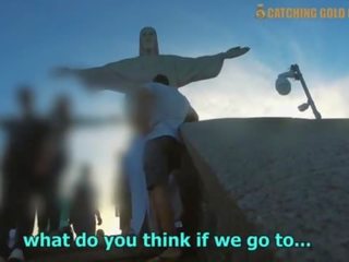 Vacker vuxen video- med en brasilianska strumpet picked upp från christ den redeemer i rio de janeiro