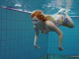 Russian lassie Milana found her natural talent in the pool