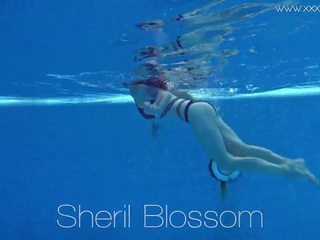 Sheril blossom उत्कृष्ट रशियन अंडरवॉटर, एचडी x गाली दिया वीडियो बी.डी.