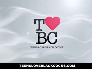 Teensloveblackcocks-hot si rambut perang mengambil colossal hitam prick