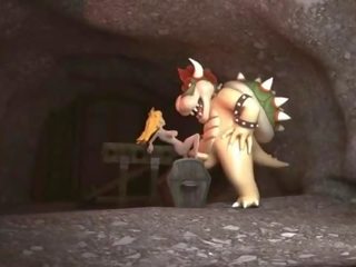 王女 桃 ファック バイ bowser (nintendo)