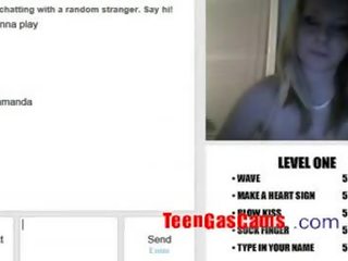 First-rate Camgirl Amanda Plays Omegle sex Games