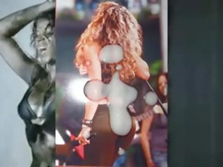 Shakira-perfect anne shaking-cum dıldo