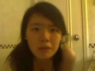 Asian Teen call girl Stripping And Fingering