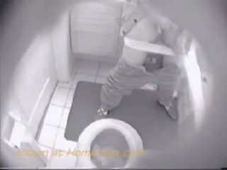 Caché came - toilettes masturbation